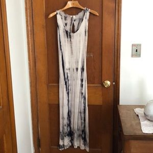 Tie dye maxi dress